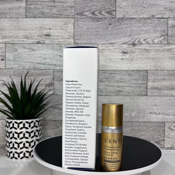 BNIB Senté Dermal Repair Cream➕gift travel sz Senté Dermal Contour Pressed Serum - Picture 2 of 10